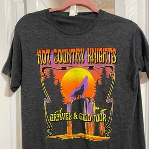 Hot Country Knights - Gravel & Gold Tour - Band Graphic Tee